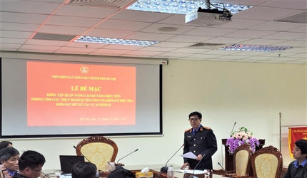 Lễ bế mạc khóa tập huấn “Nâng cao kỹ năng thực tiễn trong công tác thực...